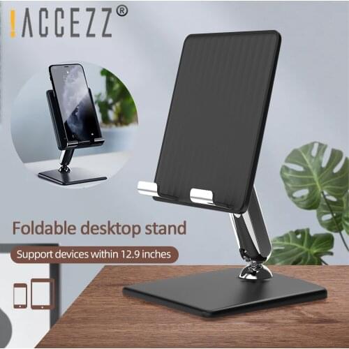 !ACCEZZ Roman Foldable Phone Holder Desk For iPhone 11 Samsung Adjustable Universal Support For Cell Phone Desktop Tablet Holder