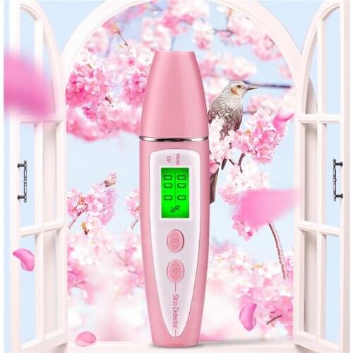 New High Presicion LCD Display Body Skin Analyzer Moisture Oil Water Tester Meter Health Monitor Face Care Skin Tester Moisture