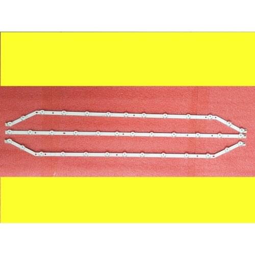 New Kit)3pcs 12/13LED 76CM LED strip for Samsung TV UN40H5203AF 2013SVS40 LM41-00001V LM41-00001W D3GE-400SMA-R2 D3GE-400SMB-R2