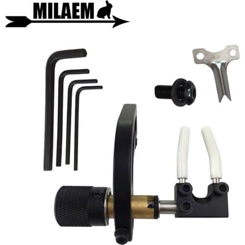 1Set Archery Arrow Rest With Replacement Part Aluminum Alloy Right /Left Hand Recurve Compound Bow Outdoor Shooting Accessories