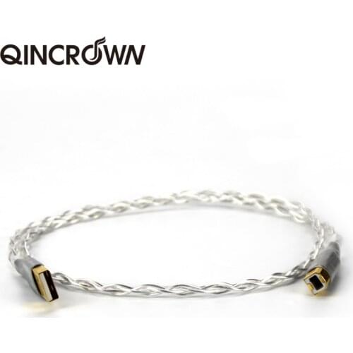 Nordost Silver Plated USB Cable Fever DAC Decoder USB Data Line Upgrade A To B Audio Cable