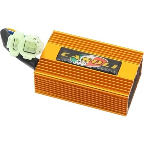 PowerMotor DC Fired High Performance Alloy Racing CDI Box for GY6 50cc 150cc 139QMB 152QMI 157QMJ Scooter Moped ATV Go Kart