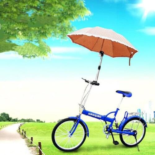 Adjustable Bike Umbrella Holder Mount Telescopic Golf Buggy Cart Baby Pram Stroke Chair Umbrellas Support Stand