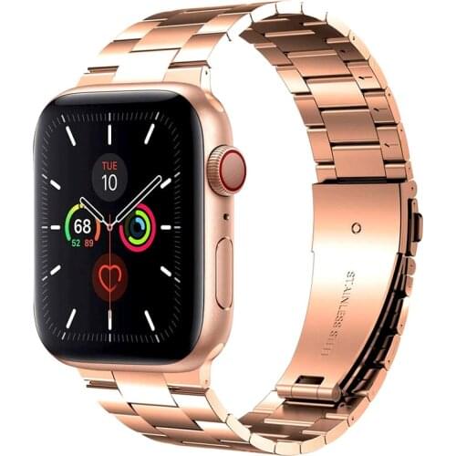 Stainless Steel Watch band For correa apple watch 44mm series 6 40mm Strap For Apple Watch Se 42mm Series 5 38mm 40mm iWatch 4 3