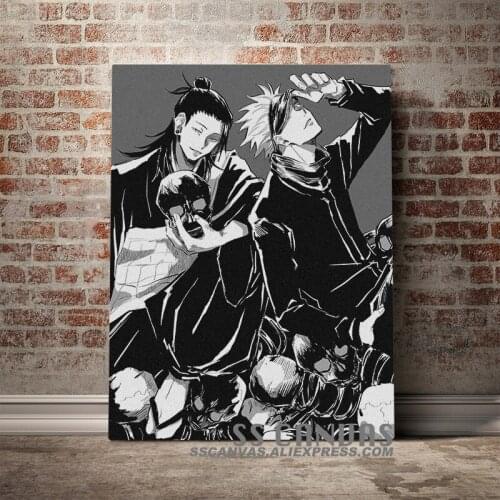 Satoru Gojo Suguru Geto Jujutsu Kaisen Anime Canvas Painting Decor Wall Art Pictures Bedroom Home Room Decoration Prints Poster