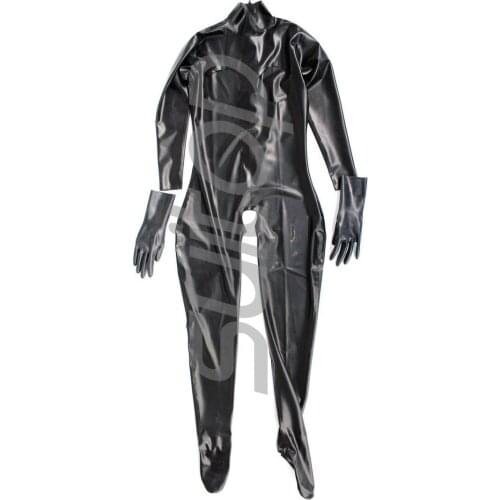 Sexy Latex Catsuits open bust and crotch holes with socks and gloves