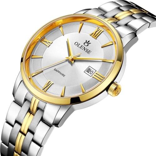 Top Brand Watch Men Sapphire Glass Stainless Steel Business Date Clock Waterproof Watches Mens Luxury Japan Quartz Wrist Watches