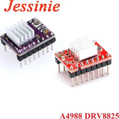 A4988 DRV8825 3D Printer Parts Stepper Motor Driver with Heatsink Heat sink SKR V1.3 1.4 GTR V1.0 RAMPS 1.6 MKS GEN V1.4 Board