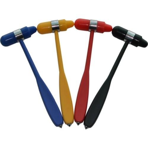 10Pcs/Lot Colorflex Medical Neurological Hammer Percussor Knee Diagnostic Reflex Hammer Surgical Personal Care Reflex Hammer