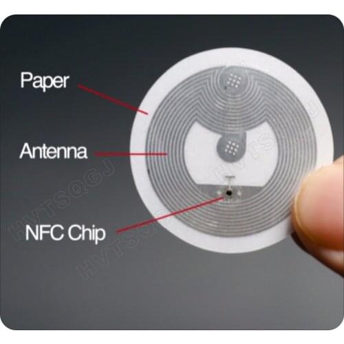 1000pcs/Lot 215 chip NFC Stickers nfc Tag For TagMo Dia.25mm Lable Forum Type2 Sticker