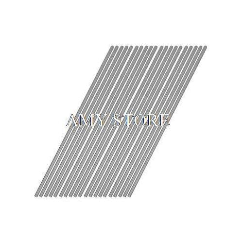 20PCS 3mm x 200mm HSS Graving Tool Round Turning Carbide Bars Stick