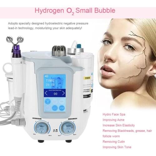 3-in-1 Hydrogen O2 Ultra-micro Bubble Face Skin Hydro Spa Machine for Salon Use