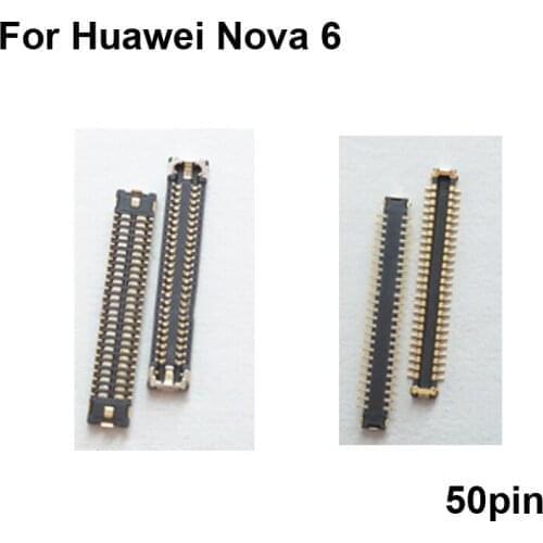 5pcs Dock Connector Micro USB Charging Port FPC connector For Huawei Nova 6 logic on motherboard mainboard Nova6