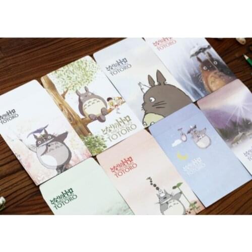 8patterns cute cartoon totoro paper envelope set for postcard size gift present 175x135mm stationery supplier