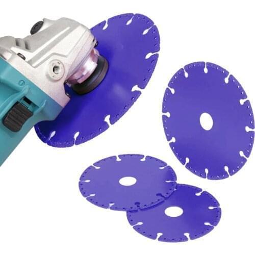 115/125/150mm Vacuum Brazed Diamond Saw Blade Multi-Purpose Demolition Cutting Disc For Steel Metal Stone Cast Iron Rebar
