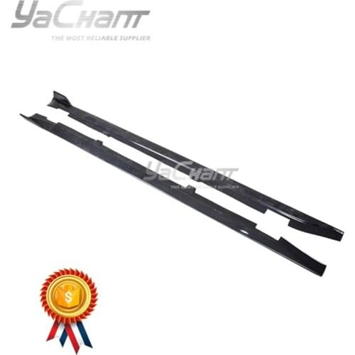 Car-Styling Carbon Fiber/Fiber Glass Side Skirts Fit For 2014-2016 970.2 GTS Turbo AT ARS Style Side Skirt Underboard Extension