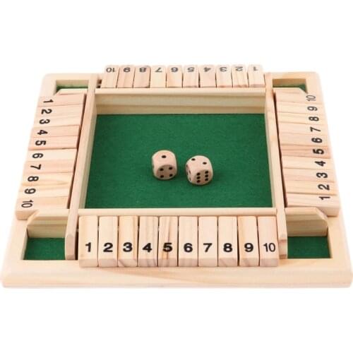 Deluxe Four Sided Game Table Four People Puzzle Numbers Table Games Board Games For Adult Party Good Gift For Family Table Game