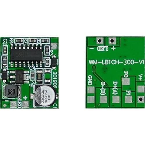 DMX512 bare board constant current drive decoder power module single channel monochrome 300mA adjustable 1-6w