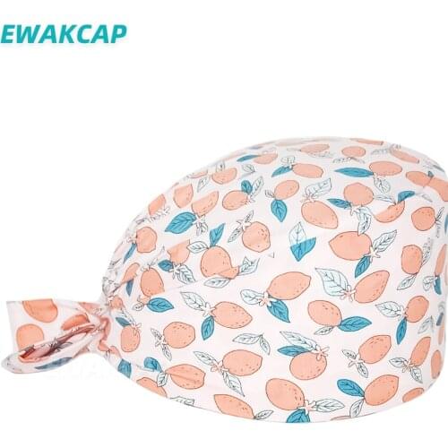 Surgicals Cap Of Doctors Nurse Women Men Dentist Clinic Lab Pet Shop Dust Proof Working Scrub Caps Pure Cotton