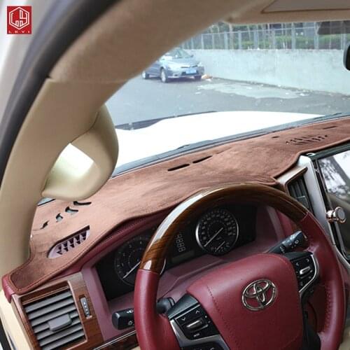 For Toyota Land Cruiser Car dashboard Avoid light pad Flannel Instrument platform desk cover Car Accessories