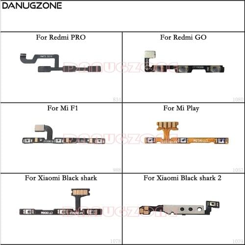 Power Button On / Off Volume Mute Switch Button Flex Cable For Xiaomi Mi F1 Play Black Shark 2th / Redmi Pro GO