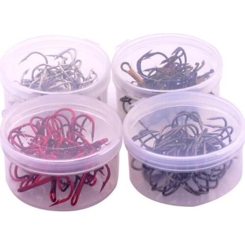 20pcs/lot Super Strong Explosion Hooks Sharp Hooks 2#-4#-6#-8#-10# Fishing Tackle Fishhook Terminal Tackle