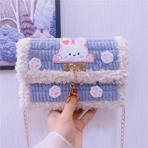 Cute Rabbit Net DIY Handmade Material Set for Phone Bag Handbag