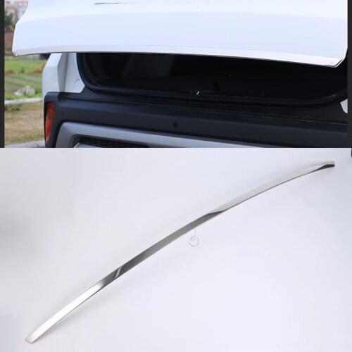 Stainless steel Rear Trunk Door Cover Tailgate Trim Sticker For Hyundai Ix35 2018 Molding Gate Accent Styling Strip
