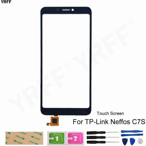 New TouchScreen For TP-Link Neffos C7S Touch screen Digitizer Glass Panel Sensor Assembly Free Shipping