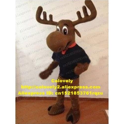Reindeer Moose Elk Wapiti Caribou Alces Deer Mascot Costume Adult Preschool Education Commercial Street Performing Arts zz6626