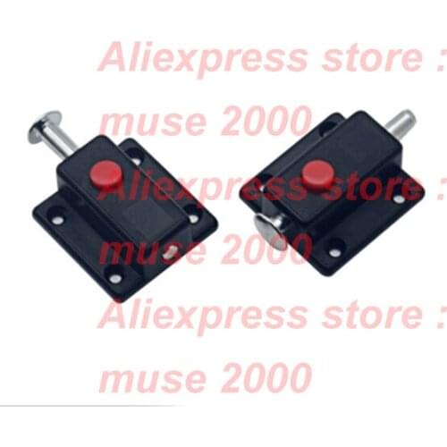 Plastic Cabinets door Spring latch locker Self-bouncing button latch chassis reboundpush close press button open touch latch