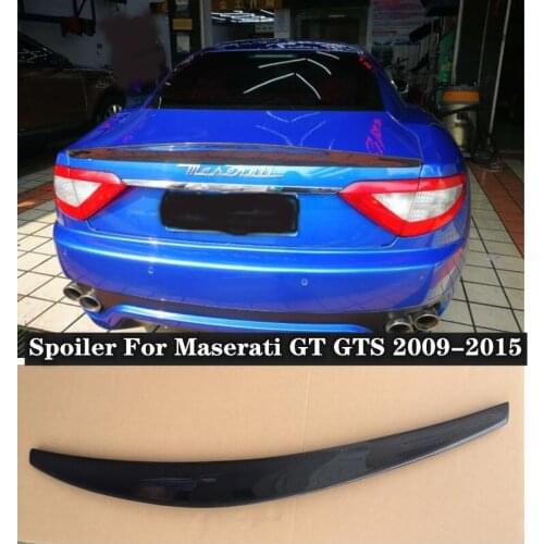 High quality Carbon Fiber Rear Trunk Lip Spoiler Wing Fits For Maserati GT GTS 2009-2015