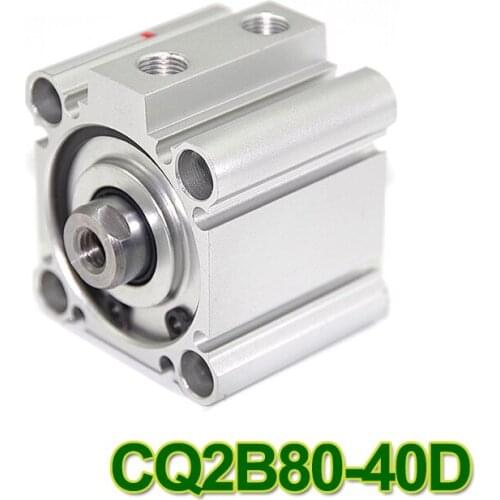 SMC Type CQ2B series CQ2B80-40D 80mm bore 40mm stroke Double Action single rod thin Pneumatic Compact Cylinder high quality
