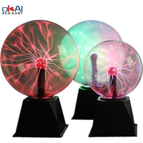 LED Novelty Scary High-tech Touch Ball Lamp Halloween Decor Light Children Boyfriend Plug Night Light Lava Party Decorative Lamp