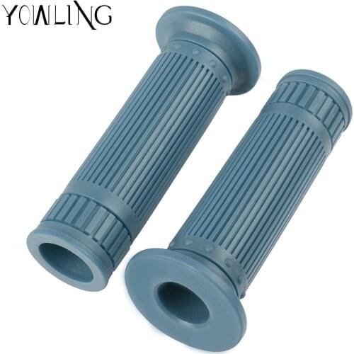 Universal 7/8''22MM Motorbike handlebar grips motocross handlebar Retro cafe racer coffee Vintage rubber Motorcycle handle grips