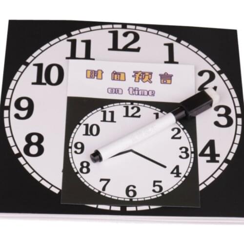 Time Prediction Magic Tricks Tell Clock Prediction Close Up Street Magic Props Illusions Gimmick Mentalism Funny Classic Toys