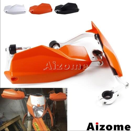 Orange 22mm 28mm Universal Motorcycle Hand Guards Handle Protector Handguard For SX EXC 125 200 350 390 Honda Yamaha Motocross