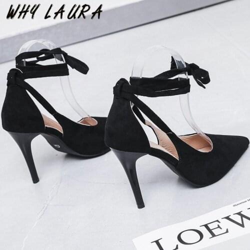 Womens Slinky Heel Sandal Womens 2020 Summer Sandal Girl Style Ankle Strapping Sandal Trend