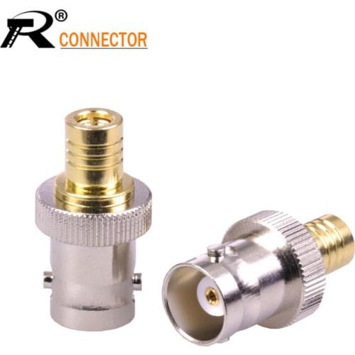 1PC Electronic Connector BNC Female to SMB Female Jack Wire Conector RF Coaxial Coax Adapter Gold plated