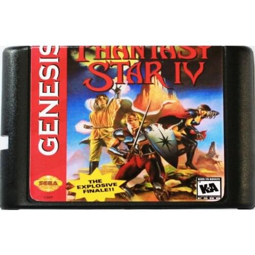 Phantasy Star 4 16 bit MD Game Card For Sega Mega Drive For SEGA Genesis