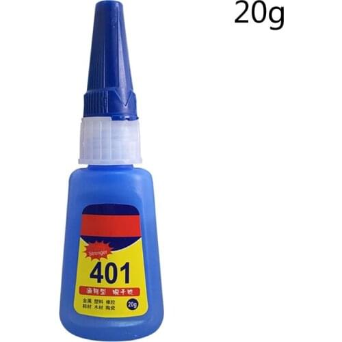 401 Super Glue Instant Adhesive 20G Sticks Metal Rubber Ceramic Multiple Purpose Ideal for Use On Dissimilar Substrates