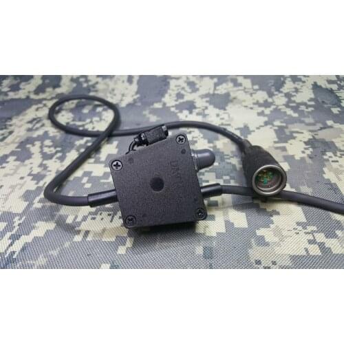 Abbree E-Switch Single Comm 6-PINS PTT for PRC-148 / 152 Two Way Radio