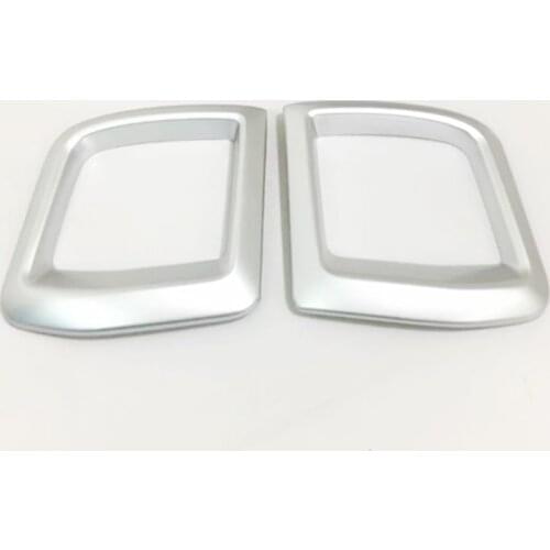 ABS Matte 2018 2019 For Volvo XC60 Car Left And Right Air Outlet Strip Cover Trim Auto Interior Moulding Accessories Sticker 2