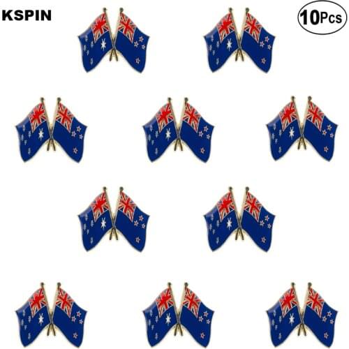 Australia UK Lapel Pin Flag badge Brooch Pins Badges 10Pcs a Lot