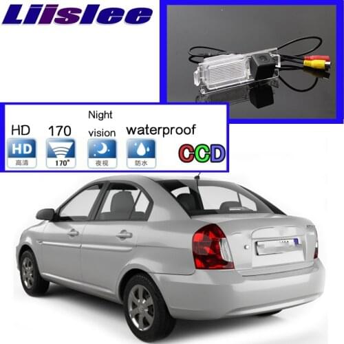 For Hyundai Accent RB Blue Wit i25 Hatchback Car Camera High Quality Rear View Back Up Camera For PAL / NTSC | RCA Connector