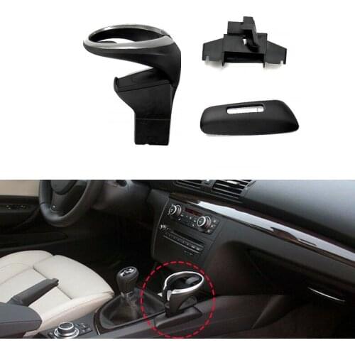 A Set Car Centre Console Cup Drink Holder for BMW 128I 135I 2008-2013 X1 E82 E84 E88 Auto Accessories