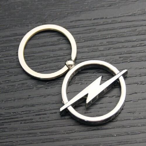 Hot Top Fashion Metal Car Logo key ring keyring key chain key chain for Opel auto pendant Key Holder