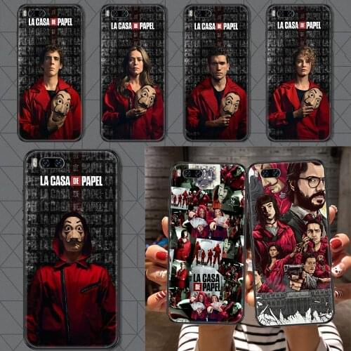Money Heist House Paper TV Phone case For Xiaomi Mi Max Note 3 A2 A3 8 9 9T 10 Lite Pro Ultra black luxury Etui pretty coque