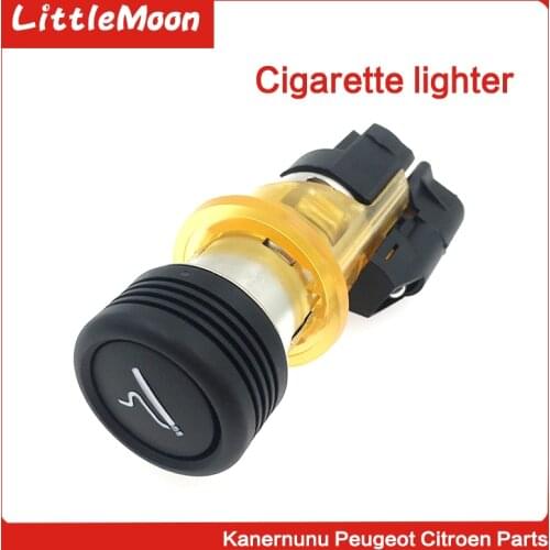 LittleMoon Cigar Lighter Housing 8227E2 For Peugeot 3008 307 408 206 207 208 508 301 308 Citroen C2 C5 DS4 C4 Picasso Pallas