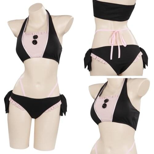Boku no My Hero Academia Uraraka Ochako Cosplay Costume Summer Bikini Swimwear Outfits Halloween Carnival Suit